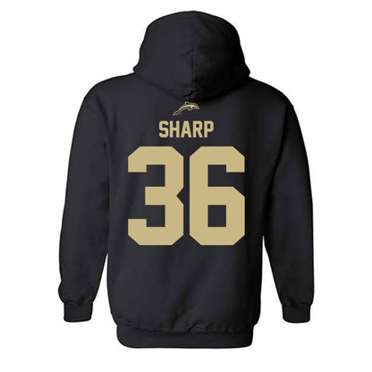 Jacksonville - NCAA Men's Lacrosse : Evan Sharp - Classic Shersey Hooded Sweatshirt-1
