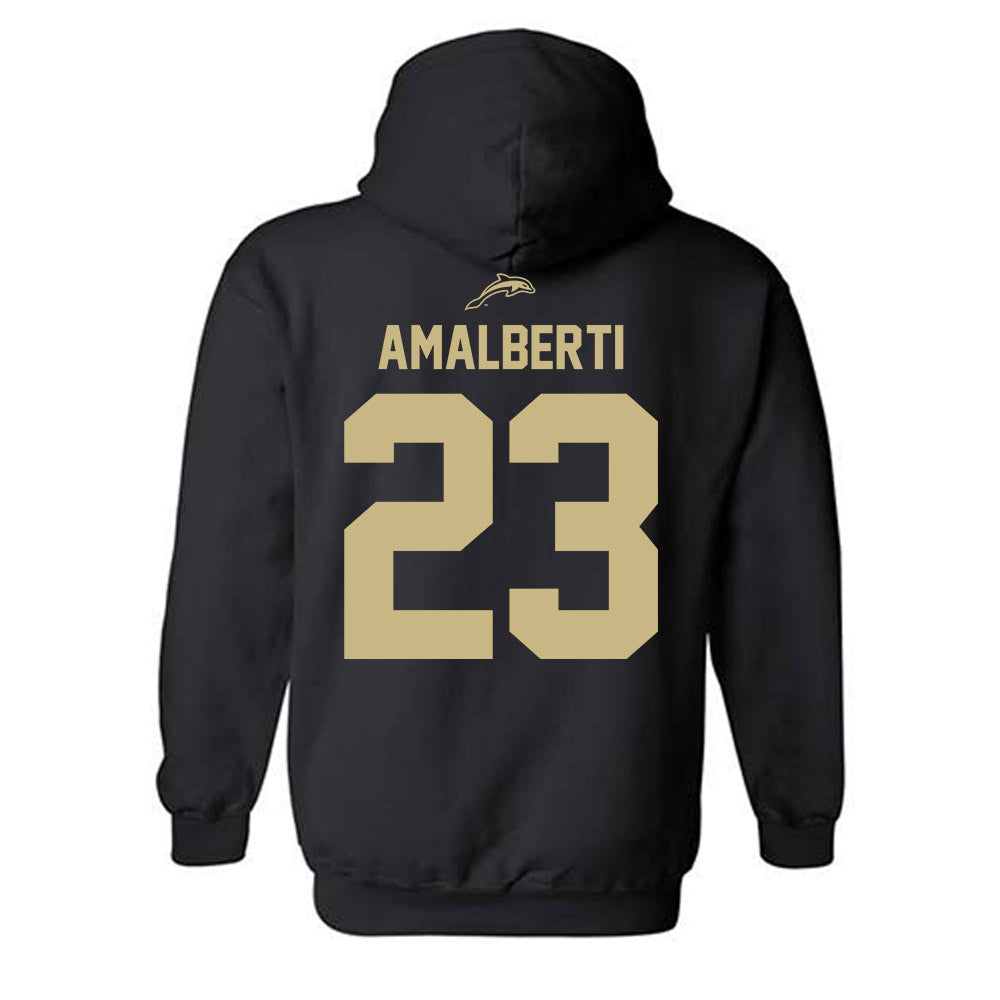 Jacksonville - NCAA Men's Soccer : Pierce Amalberti - Classic Shersey Hooded Sweatshirt-1