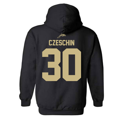Jacksonville - NCAA Men's Lacrosse : Zane Czeschin - Classic Shersey Hooded Sweatshirt-1