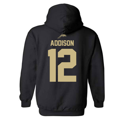 Jacksonville - NCAA Men's Lacrosse : Parker Addison - Classic Shersey Hooded Sweatshirt-1