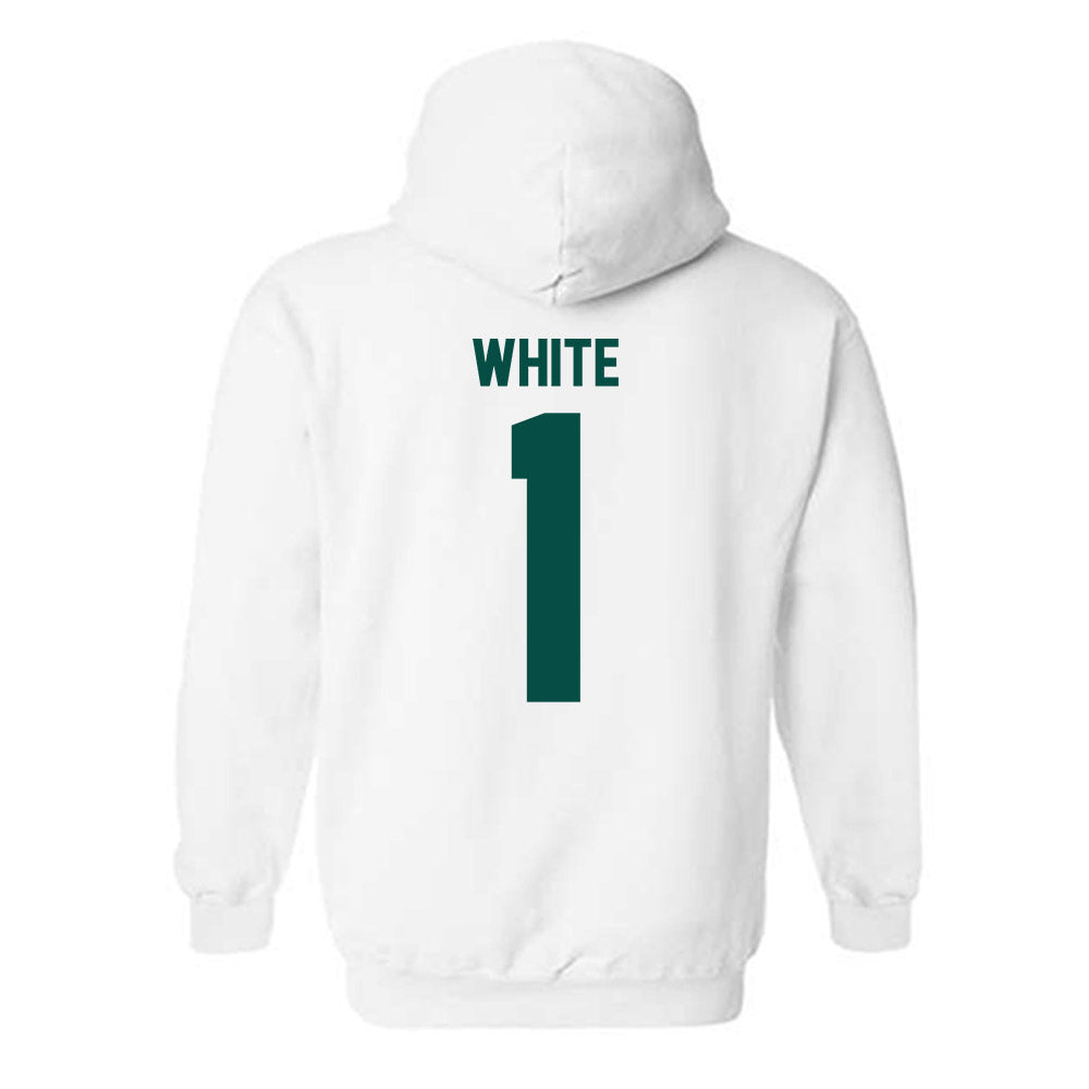 Jacksonville - NCAA Women's Basketball : Mychal White - Classic Shersey Hooded Sweatshirt-1
