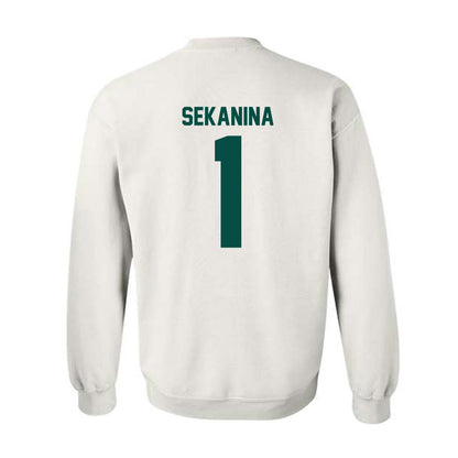 Jacksonville - NCAA Men's Soccer : Christian Sekanina - Classic Shersey Crewneck Sweatshirt-1