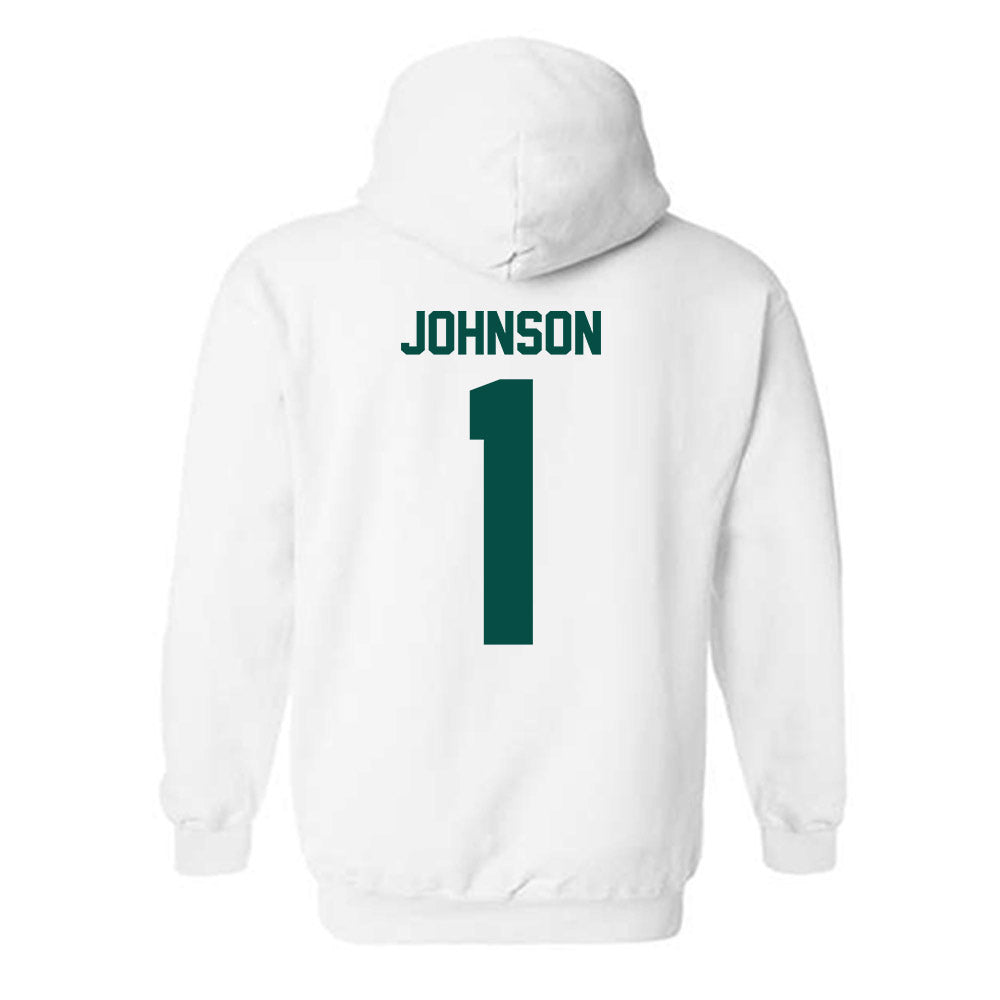 Jacksonville - NCAA Women's Lacrosse : Olivia Johnson - Classic Shersey Hooded Sweatshirt-1