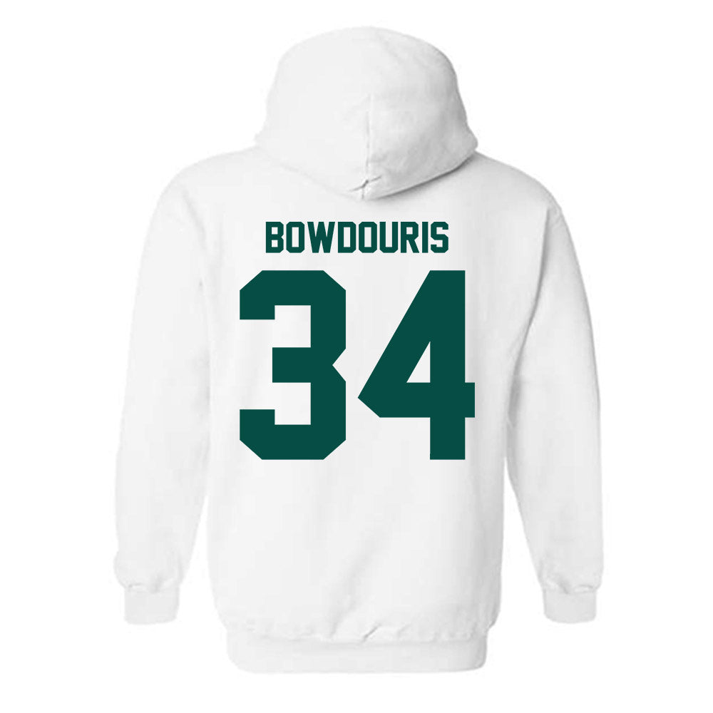 Jacksonville - NCAA Men's Lacrosse : George Bowdouris - Classic Shersey Hooded Sweatshirt-1