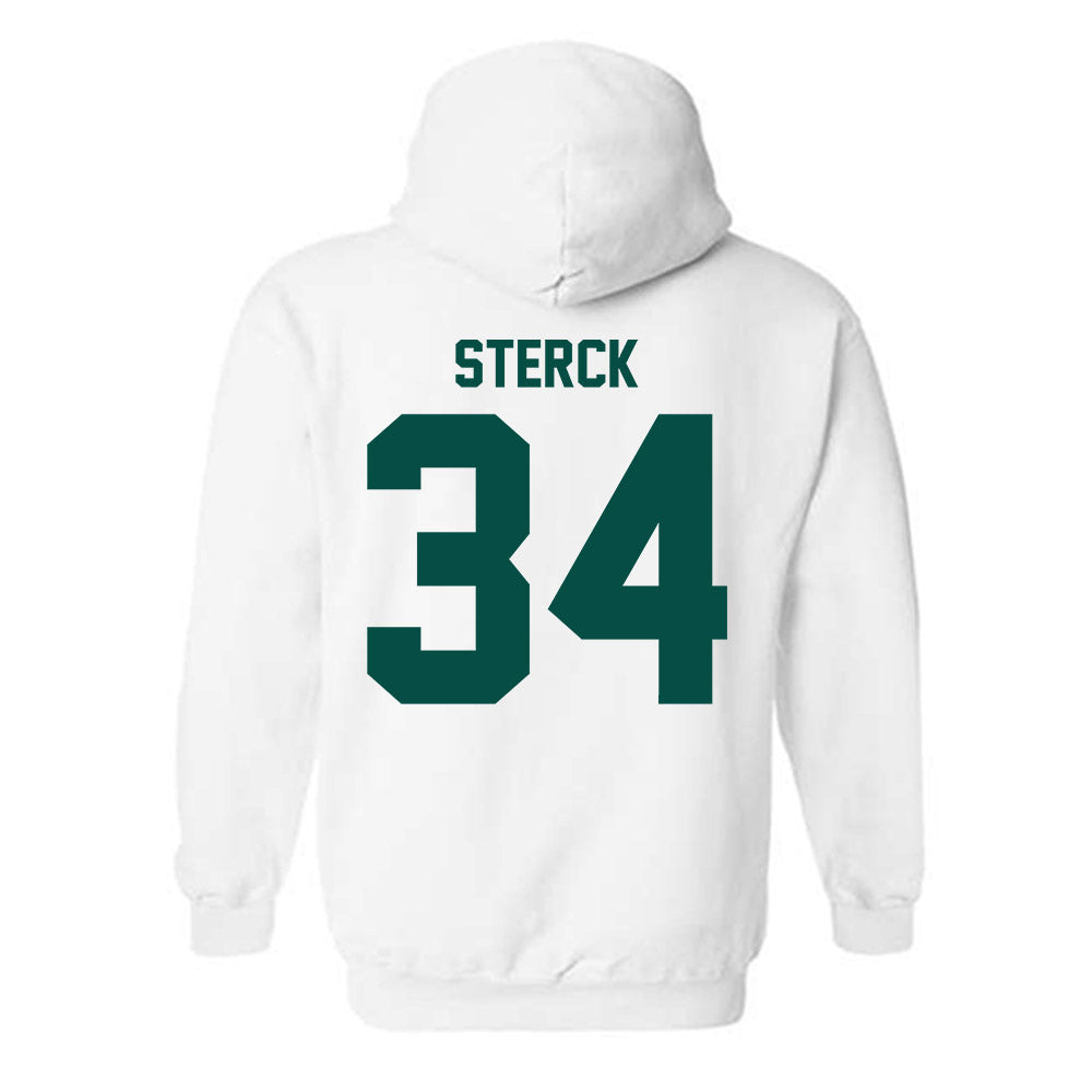 Jacksonville - NCAA Men's Basketball : Evan Sterck - Classic Shersey Hooded Sweatshirt-1