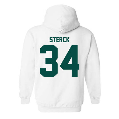 Jacksonville - NCAA Men's Basketball : Evan Sterck - Classic Shersey Hooded Sweatshirt-1