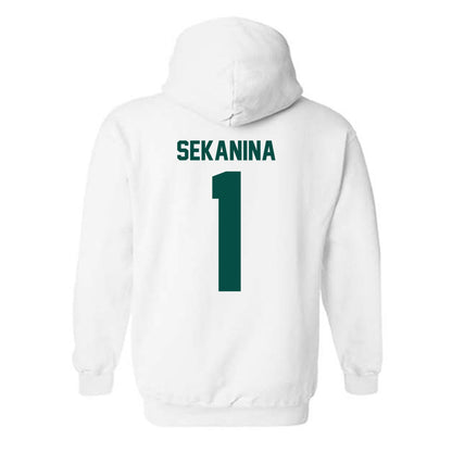 Jacksonville - NCAA Men's Soccer : Christian Sekanina - Classic Shersey Hooded Sweatshirt-1