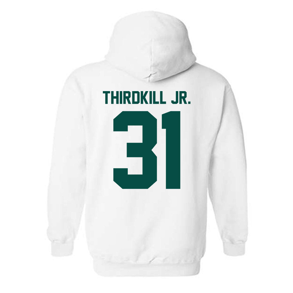 Jacksonville - NCAA Men's Basketball : Jason Thirdkill Jr. - Classic Shersey Hooded Sweatshirt-1
