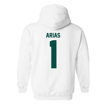 Jacksonville - NCAA Men's Basketball : Chris Arias - Classic Shersey Hooded Sweatshirt-1