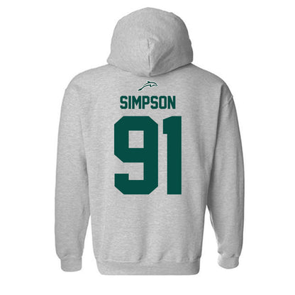 Jacksonville - NCAA Men's Lacrosse : Riley Simpson - Classic Shersey Hooded Sweatshirt