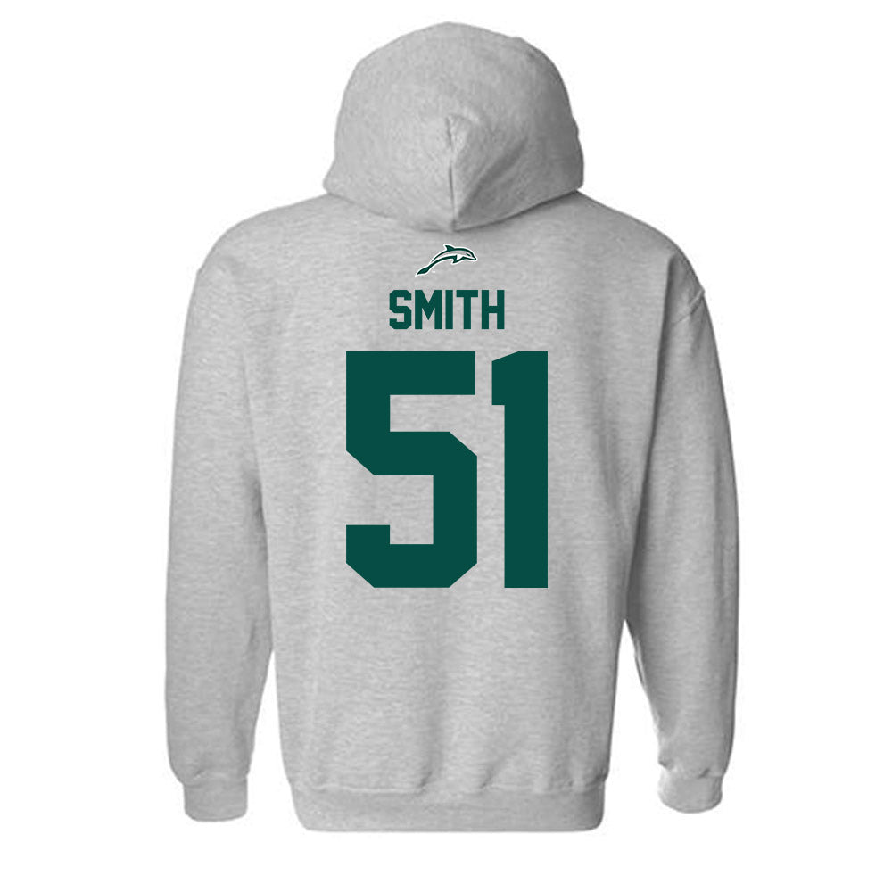 Jacksonville - NCAA Men's Lacrosse : Davis Smith - Classic Shersey Hooded Sweatshirt-1