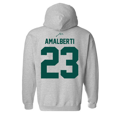 Jacksonville - NCAA Men's Soccer : Pierce Amalberti - Classic Shersey Hooded Sweatshirt-1