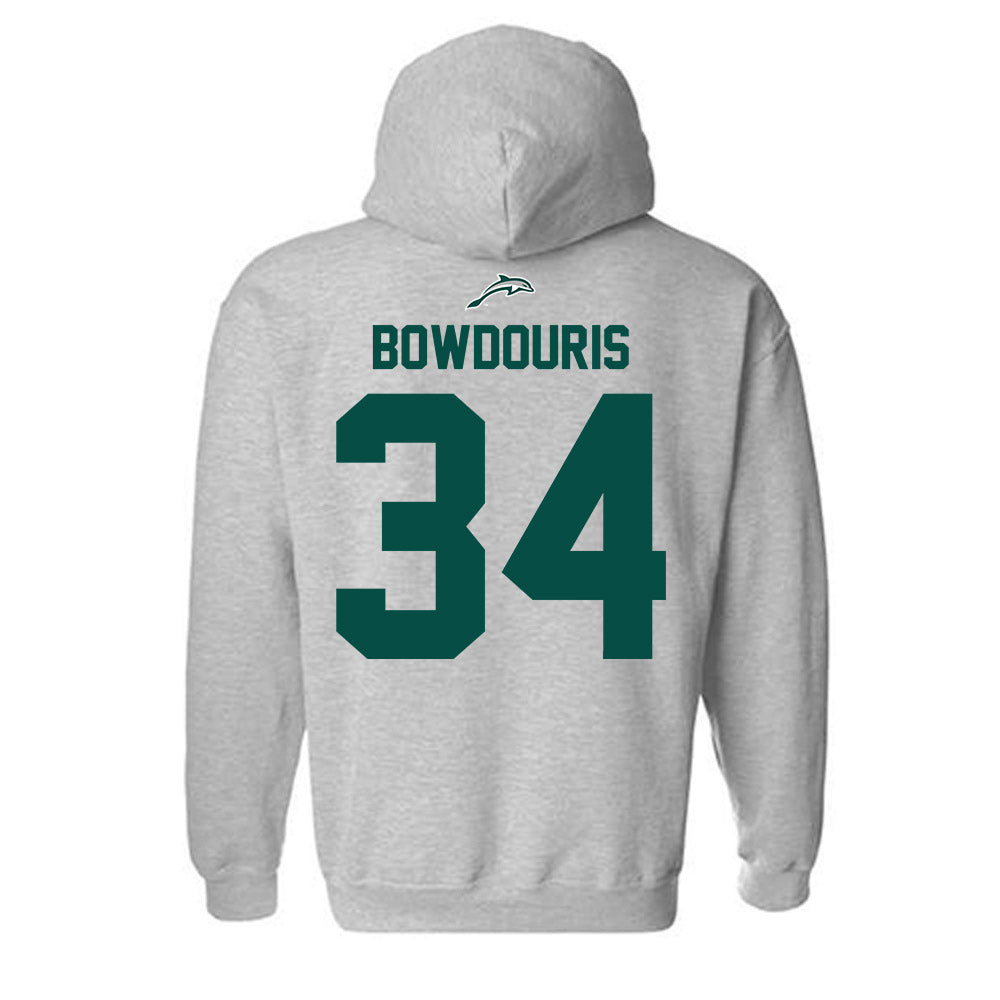Jacksonville - NCAA Men's Lacrosse : George Bowdouris - Classic Shersey Hooded Sweatshirt-1