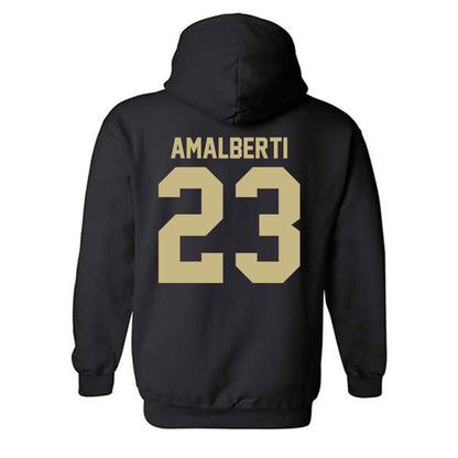 Jacksonville - NCAA Men's Soccer : Pierce Amalberti - Classic Shersey Hooded Sweatshirt-1