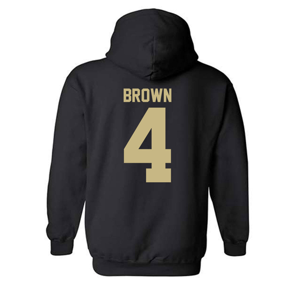 Jacksonville - Mens Basketball Legends : Dee Brown - Classic Shersey Hooded Sweatshirt