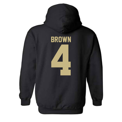 Jacksonville - Mens Basketball Legends : Dee Brown - Classic Shersey Hooded Sweatshirt