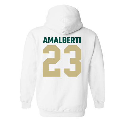 Jacksonville - NCAA Men's Soccer : Pierce Amalberti - Classic Shersey Hooded Sweatshirt-1