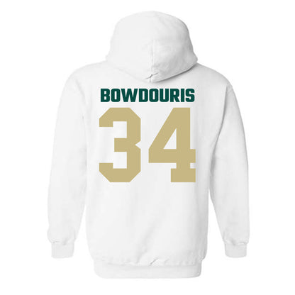 Jacksonville - NCAA Men's Lacrosse : George Bowdouris - Classic Shersey Hooded Sweatshirt-1