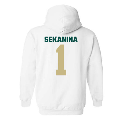Jacksonville - NCAA Men's Soccer : Christian Sekanina - Classic Shersey Hooded Sweatshirt-1