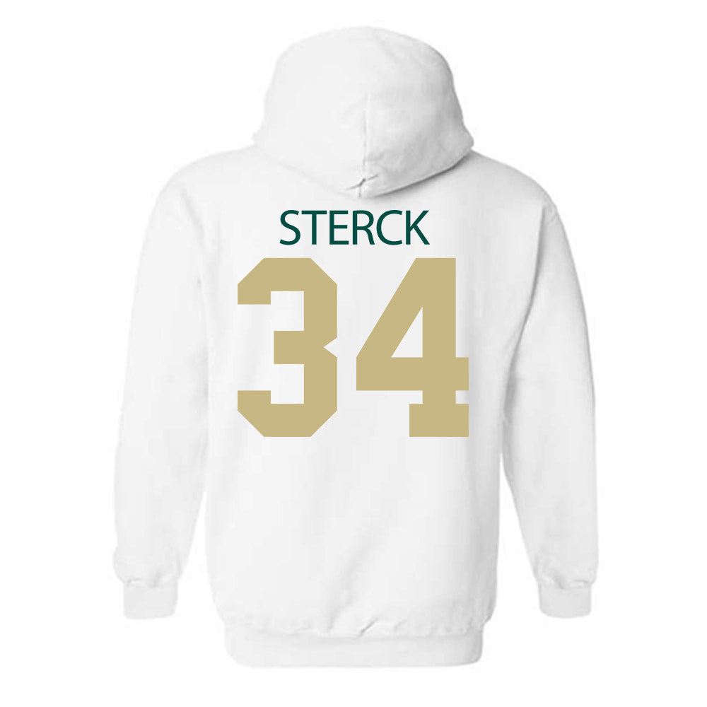Jacksonville - NCAA Men's Basketball : Evan Sterck - Classic Shersey Hooded Sweatshirt-1