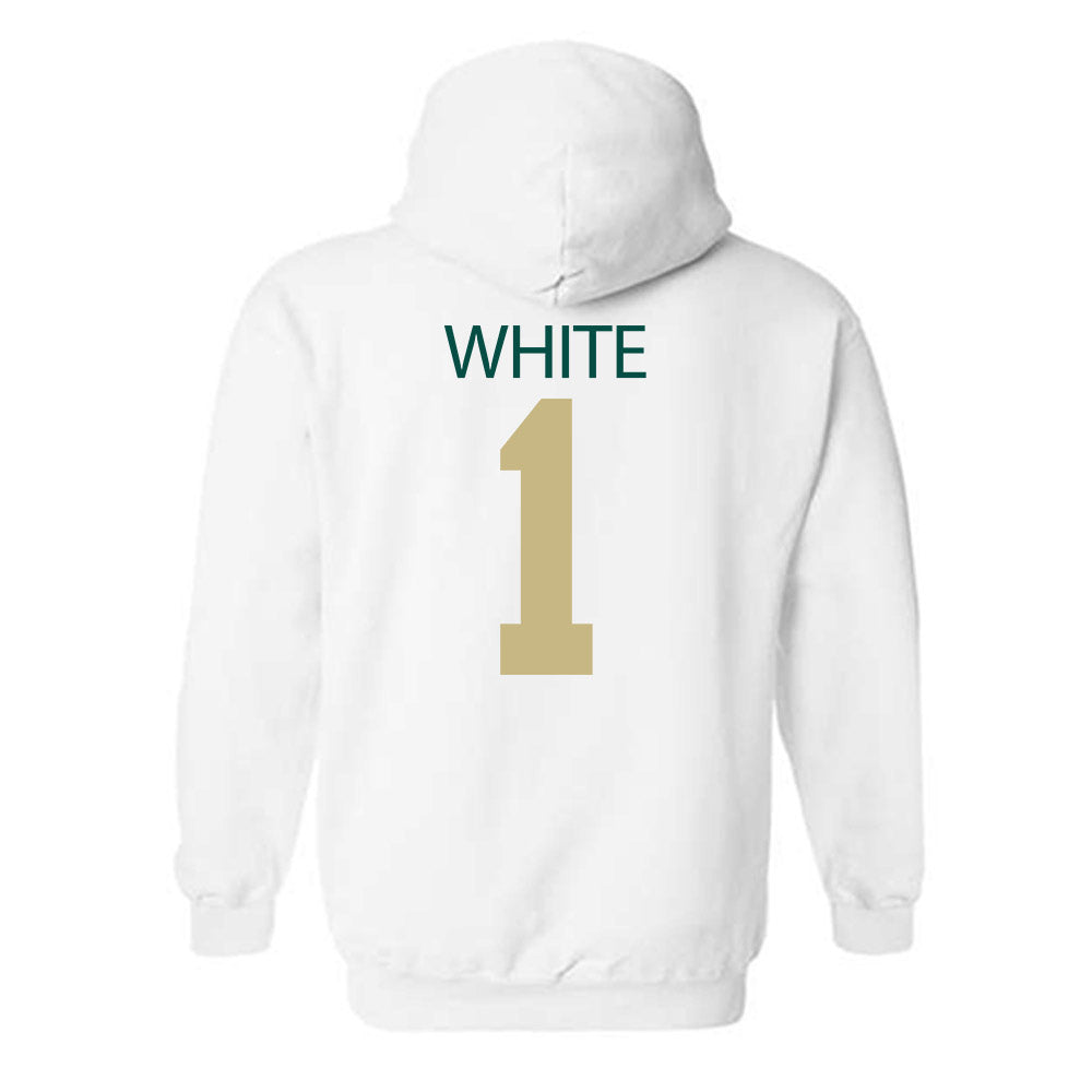 Jacksonville - NCAA Women's Basketball : Mychal White - Classic Shersey Hooded Sweatshirt-1