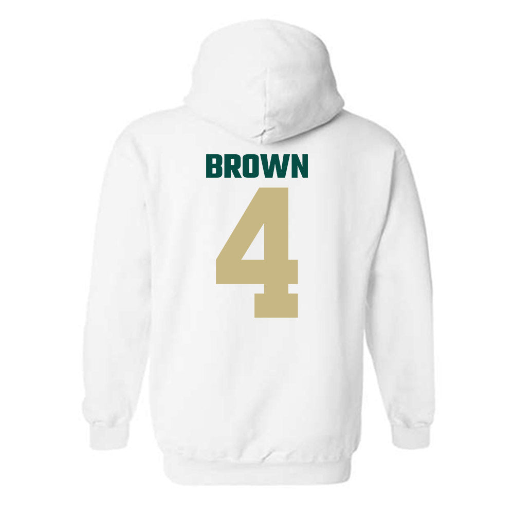 Jacksonville - Mens Basketball Legends : Dee Brown - Classic Shersey Hooded Sweatshirt