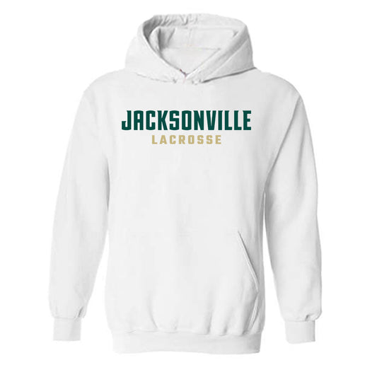 Jacksonville - NCAA Men's Lacrosse : Ford Smith - Classic Shersey Hooded Sweatshirt-0