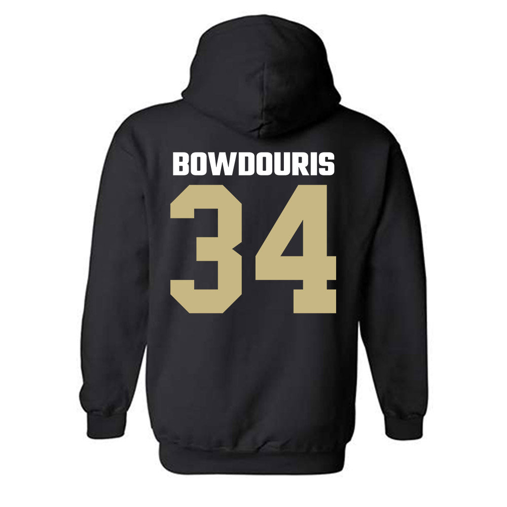 Jacksonville - NCAA Men's Lacrosse : George Bowdouris - Classic Shersey Hooded Sweatshirt-1