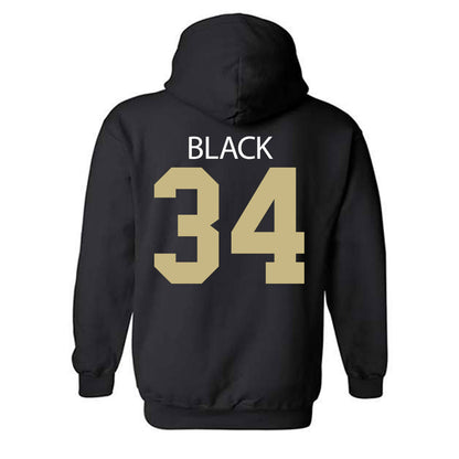 Jacksonville - NCAA Women's Soccer : Anaya Black - Classic Shersey Hooded Sweatshirt-1