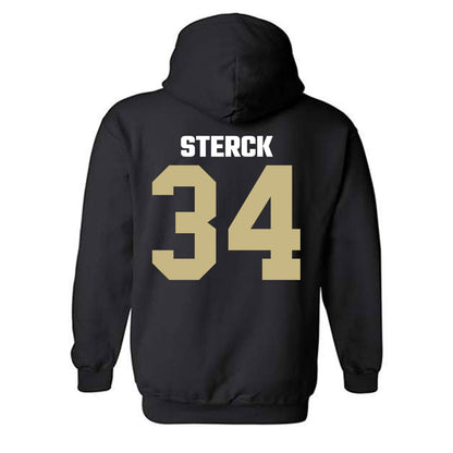 Jacksonville - NCAA Men's Basketball : Evan Sterck - Classic Shersey Hooded Sweatshirt-1