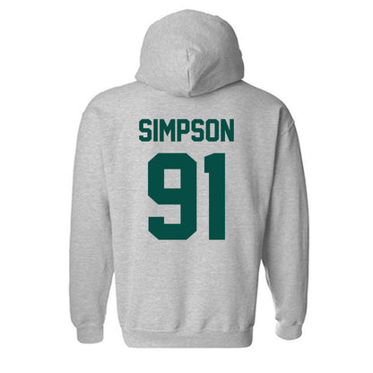 Jacksonville - NCAA Men's Lacrosse : Riley Simpson - Classic Shersey Hooded Sweatshirt