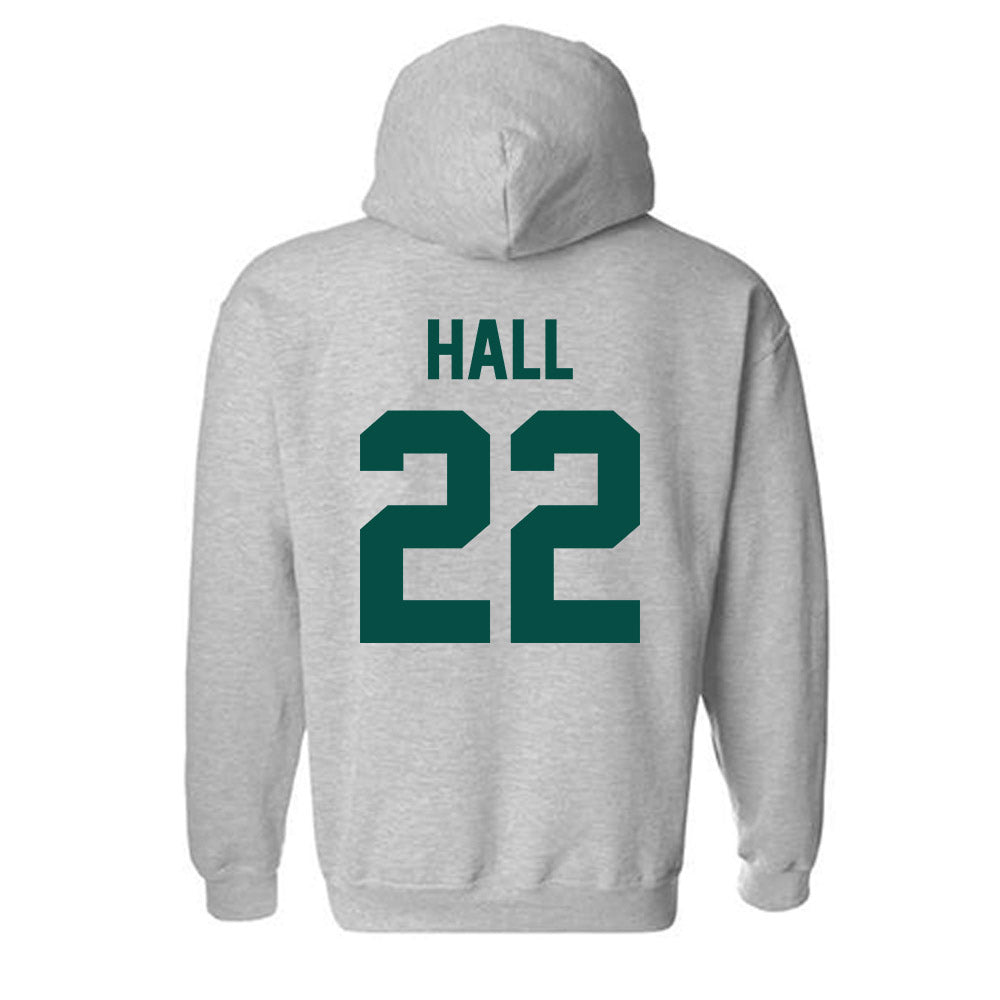 Jacksonville - NCAA Men's Soccer : Logan Hall - Classic Shersey Hooded Sweatshirt-1