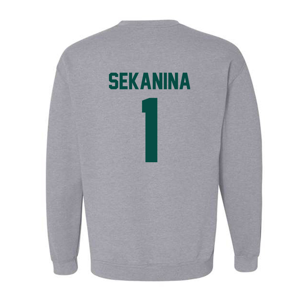 Jacksonville - NCAA Men's Soccer : Christian Sekanina - Classic Shersey Crewneck Sweatshirt-1
