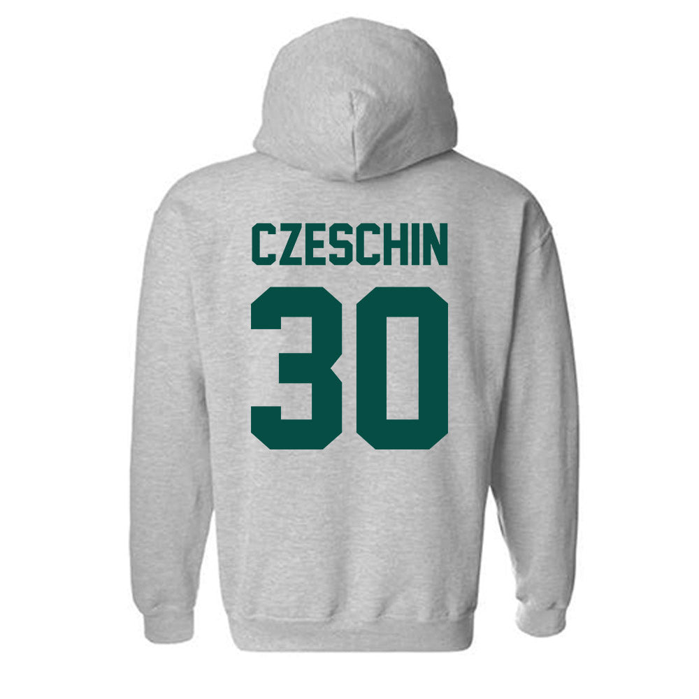 Jacksonville - NCAA Men's Lacrosse : Zane Czeschin - Classic Shersey Hooded Sweatshirt-1