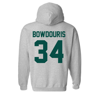 Jacksonville - NCAA Men's Lacrosse : George Bowdouris - Classic Shersey Hooded Sweatshirt-1