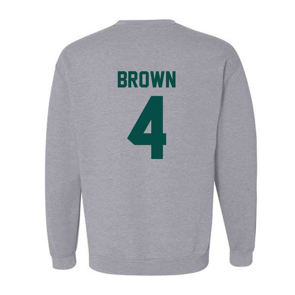 Jacksonville - Mens Basketball Legends : Dee Brown - Classic Shersey Crewneck Sweatshirt