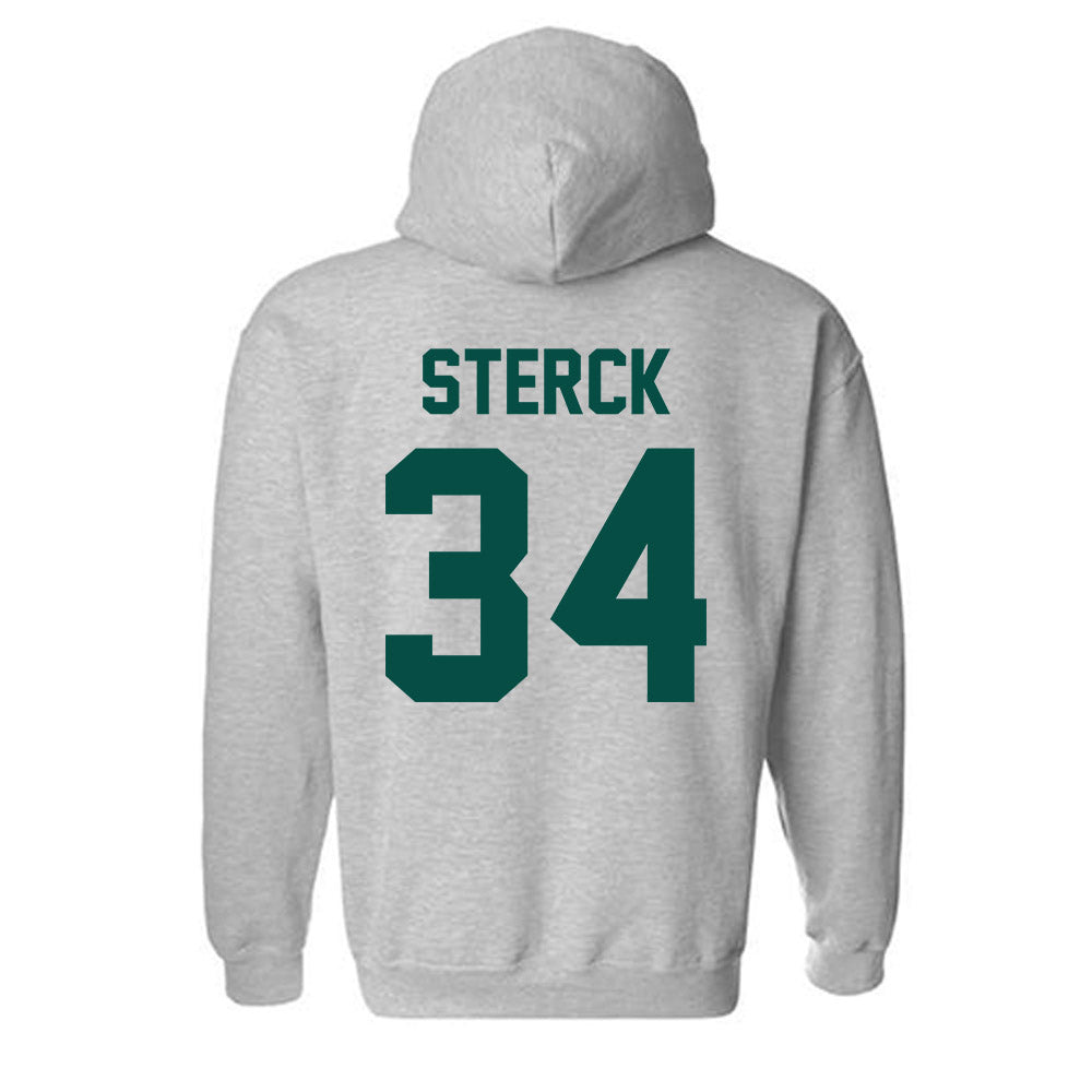 Jacksonville - NCAA Men's Basketball : Evan Sterck - Classic Shersey Hooded Sweatshirt-1