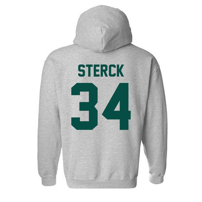 Jacksonville - NCAA Men's Basketball : Evan Sterck - Classic Shersey Hooded Sweatshirt-1