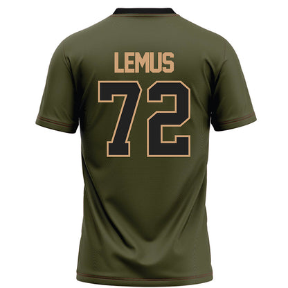 Ohio - NCAA Football : Jakob Lemus - Green Football Jersey-1