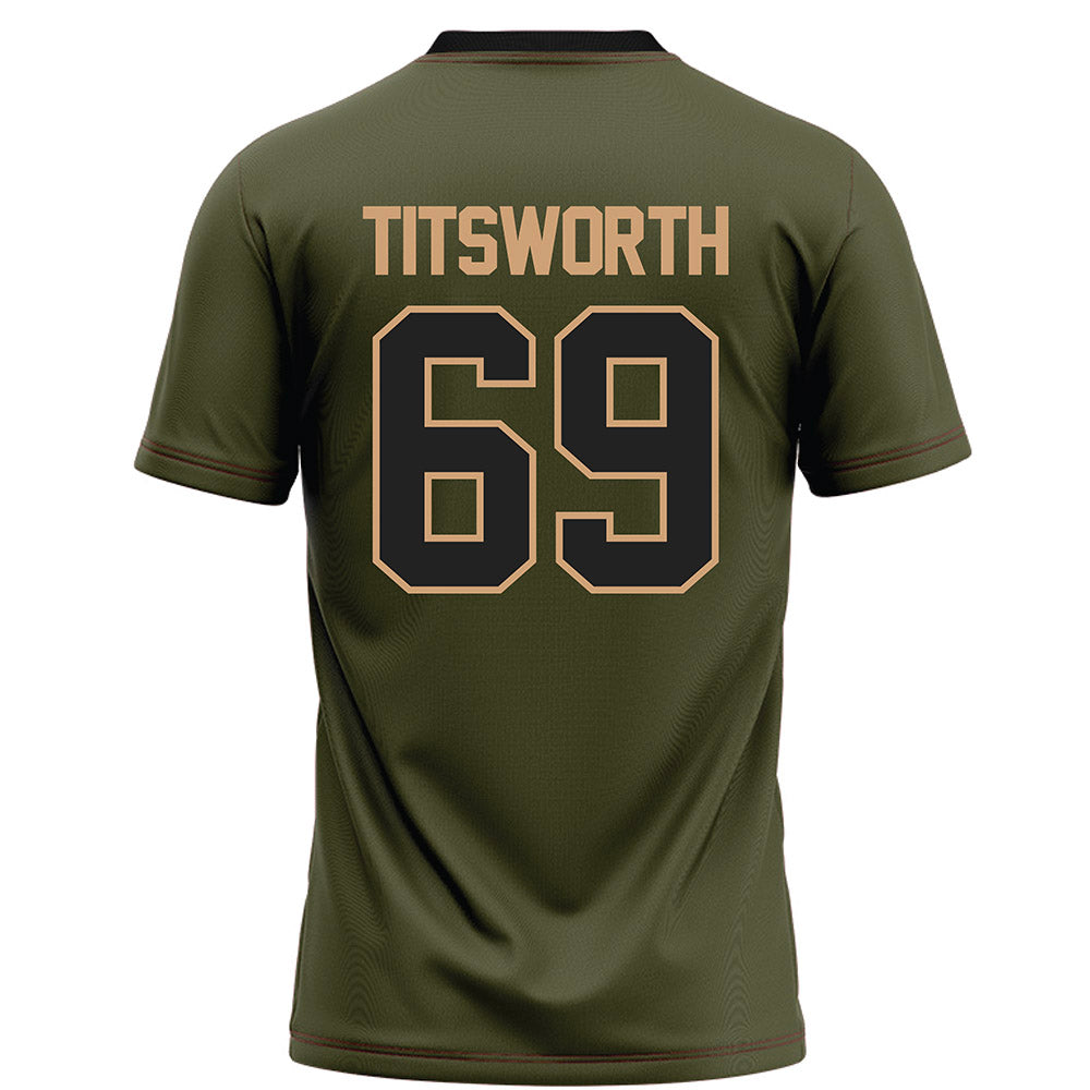 Ohio - NCAA Football Legends : Parker Titsworth - Green Football Jersey-1