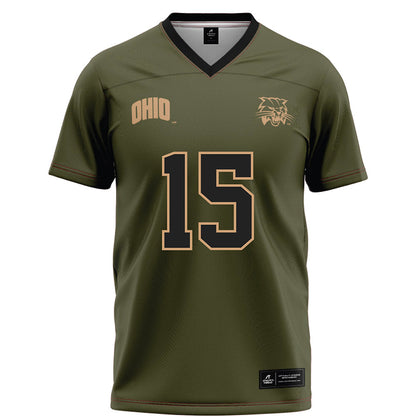 Ohio - NCAA Football : Riley Neer - Football Jersey-0