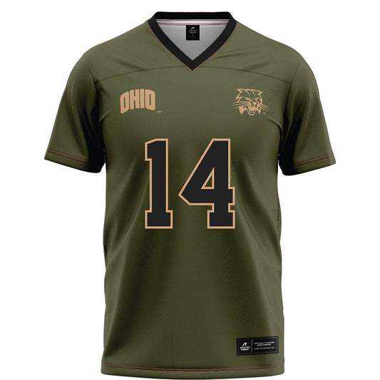 Ohio - NCAA Football : Xander Karagosian - Football Jersey-0