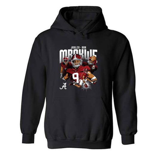 Alabama - NCAA Football : Jaylen Mbakwe - Player Collage Hooded Sweatshirt