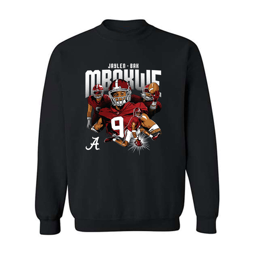 Alabama - NCAA Football : Jaylen Mbakwe - Player Collage Crewneck Sweatshirt