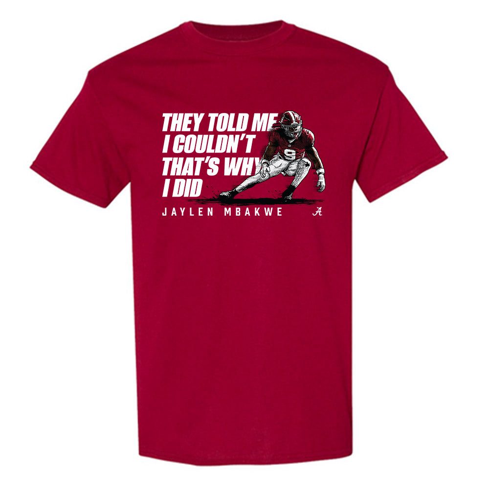 Alabama - NCAA Football : Jaylen Mbakwe - Caricature T-Shirt