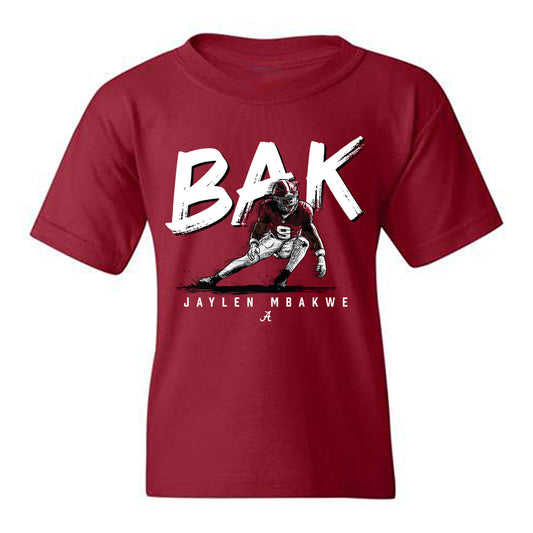 Alabama - NCAA Football : Jaylen Mbakwe - Caricature Youth T-Shirt