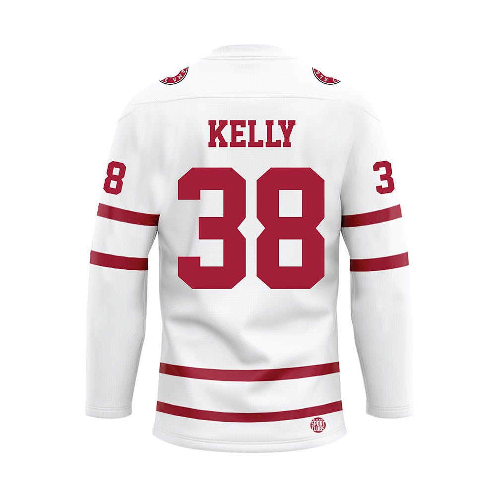 Alabama - Football Alumni : Sean Kelly - White Hockey Jersey