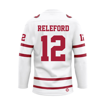 Alabama - Mens Basketball Alumni : Trevor Releford - White Hockey Jersey