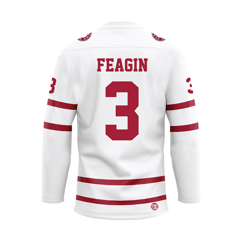 Alabama - Football Alumni : Michael Feagin - White Hockey Jersey