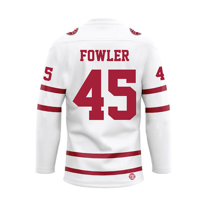 Alabama - Football Alumni : Jalston Fowler - White Hockey Jersey